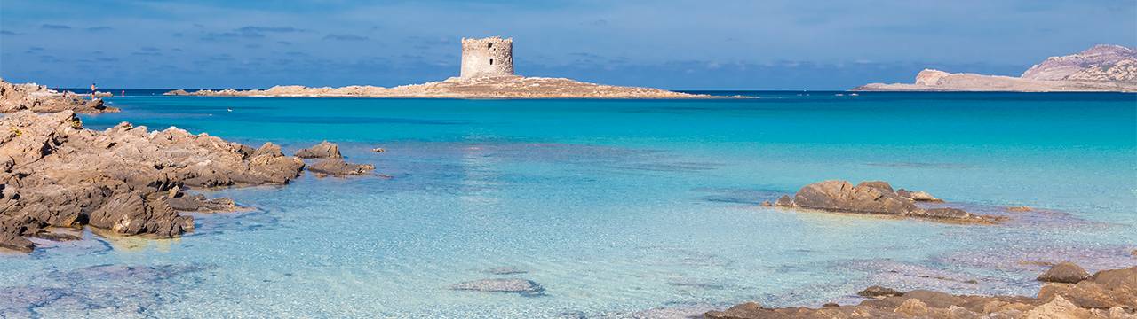 Sassari. La purezza delle splendide acque della Pelosa.
