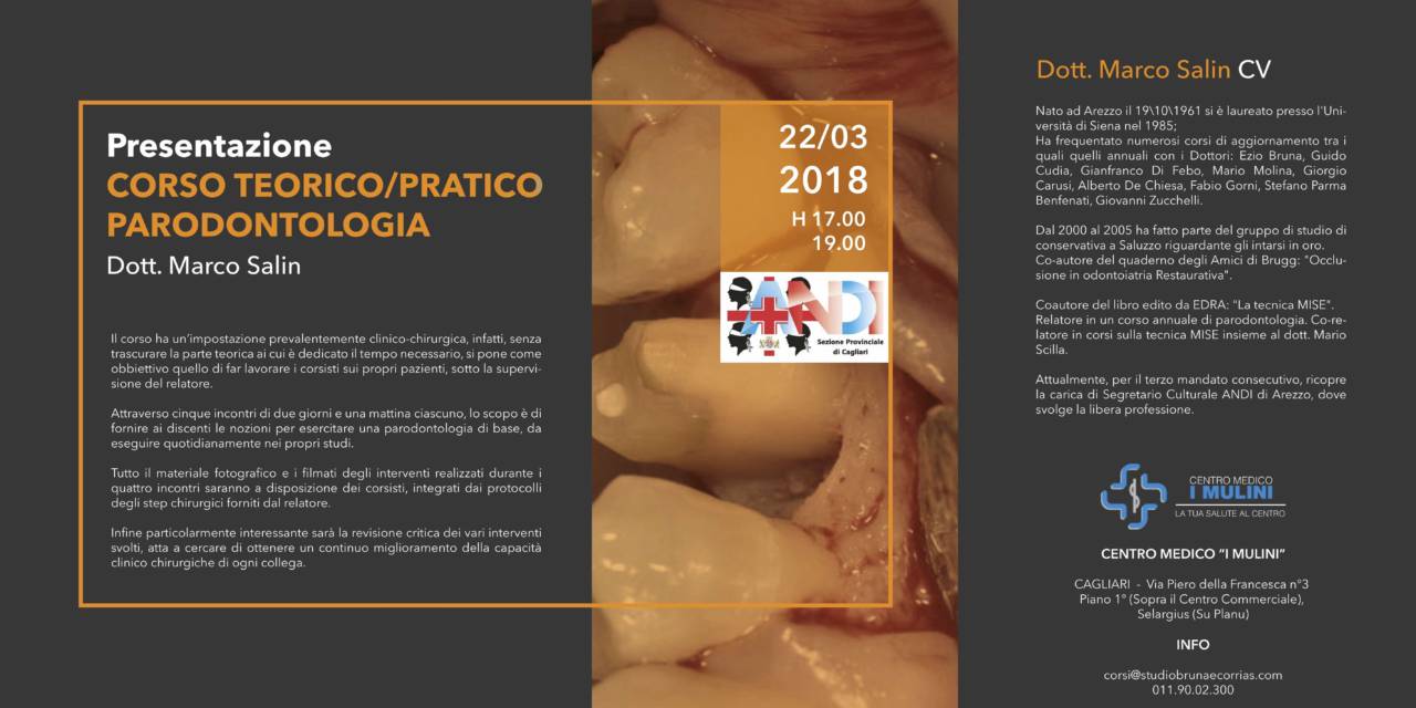 PRESENTAZIONE CORSO TEORICO/PRATICO PARODONTOLOGIA