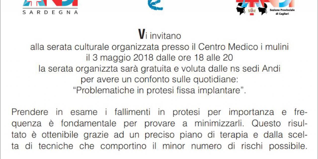 Problematiche in protesi fissa implantare
