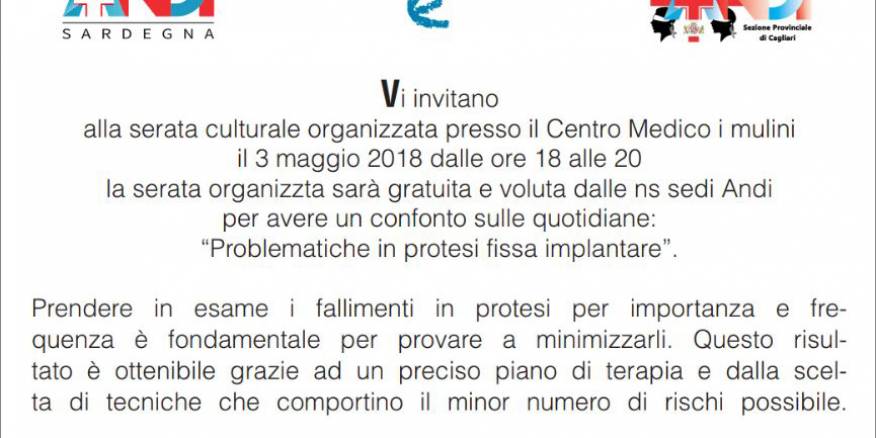 Problematiche in protesi fissa implantare
